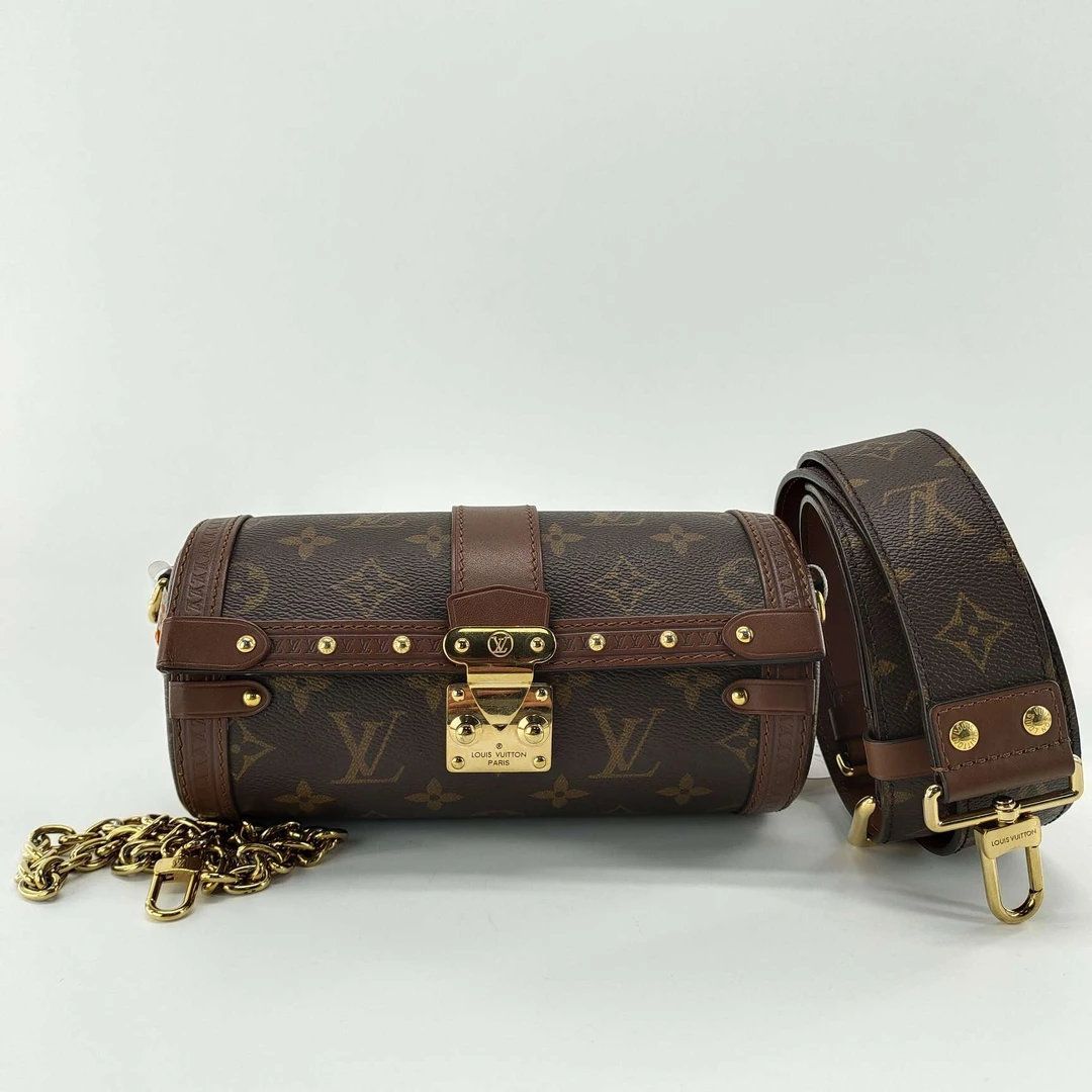 99新 LV LV 经典 巴比龙  单肩斜挎包  时尚女士老花包   1