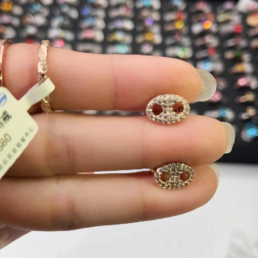 莫桑石非金属耳扣