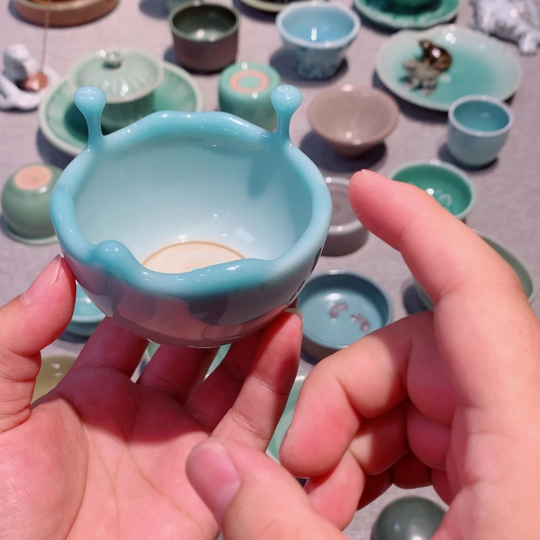 ꧁***꧂龙泉青瓷茶具杯子
