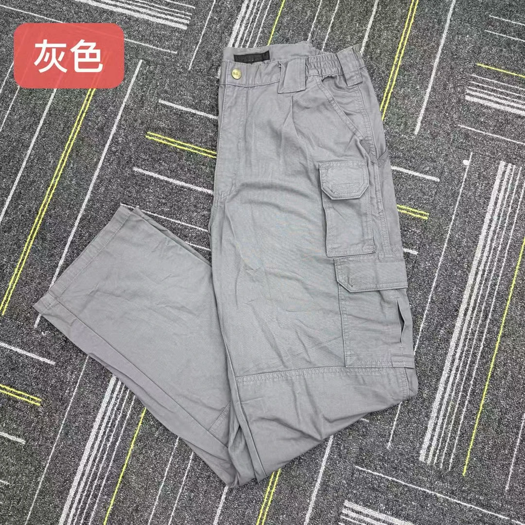 5.1纯棉宽松战术户外运动长裤耐磨工装裤74251款