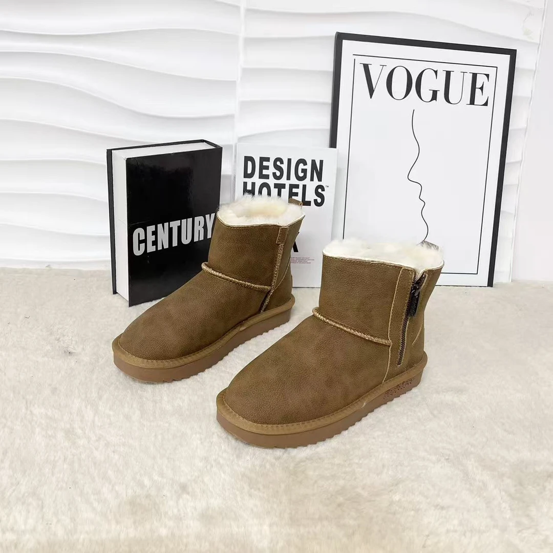 新款气质百搭潮流男款{羊毛}雪地鞋/XBH/5858