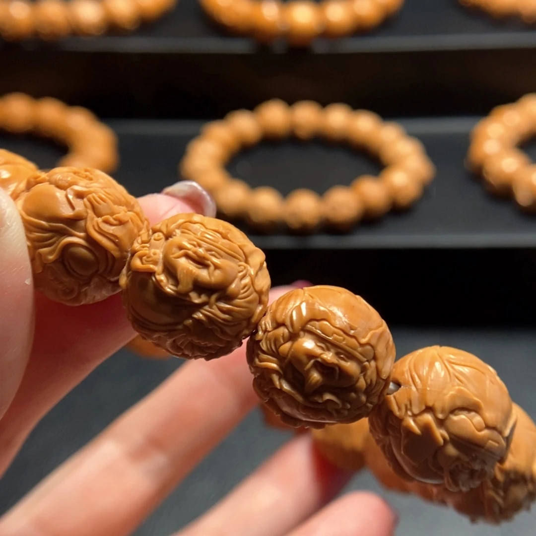 猴头核桃手串炜*荷叶横财