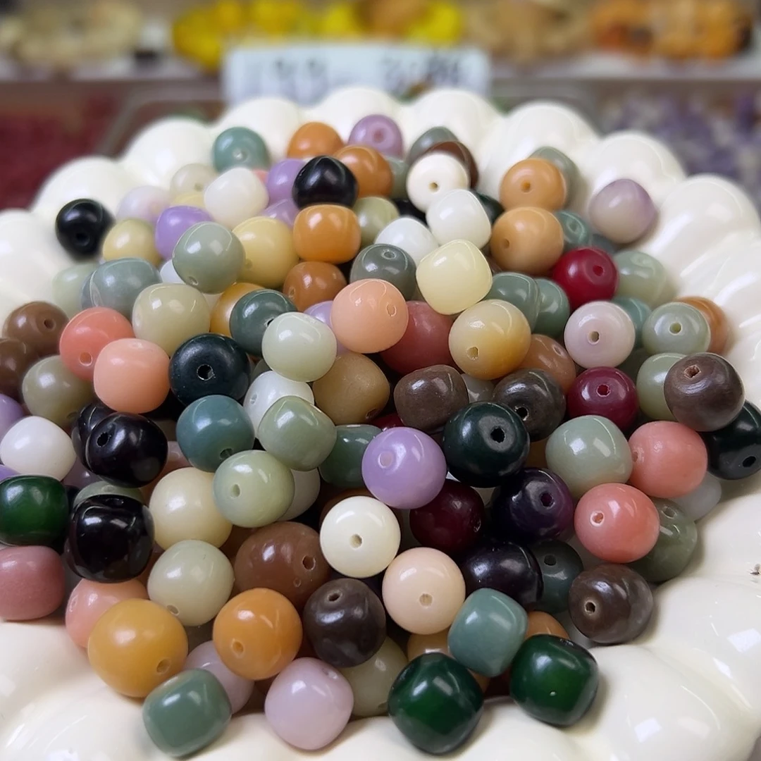 菩提根/象牙果手串微瑕大小混多宝桶300颗卡牌➕200颗