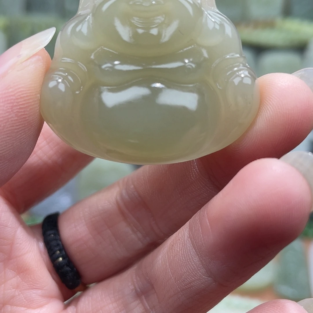 和田玉未镶嵌吊坠(不含链)