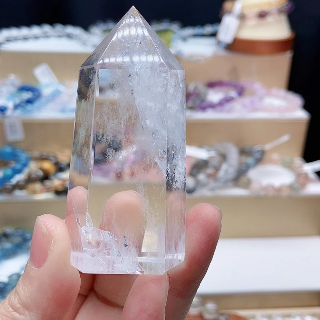 水晶手串未镶嵌小*子能量尖