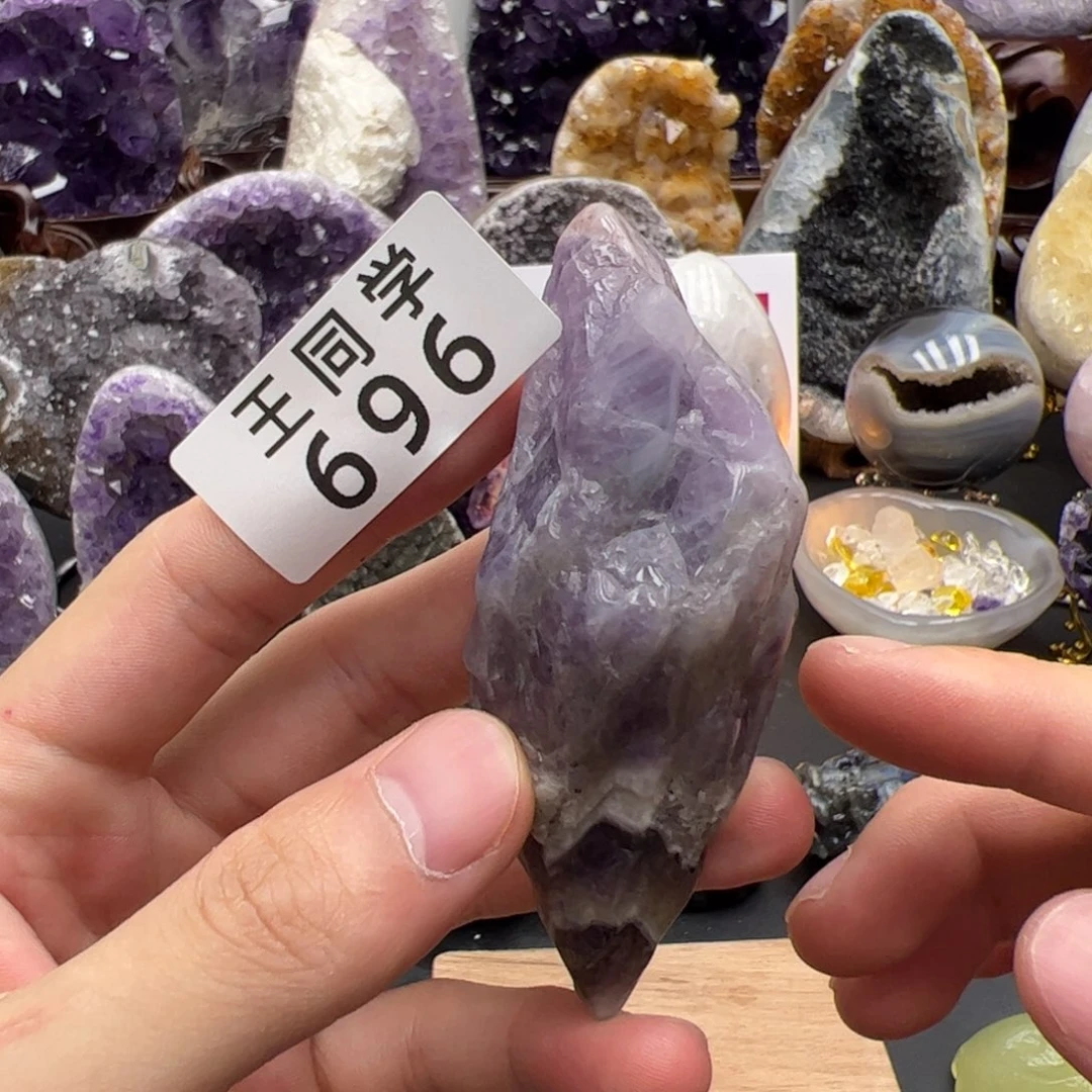 紫晶珠宝半成品未镶嵌696