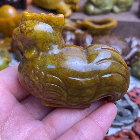 蛇纹石玉未镶嵌颈饰89