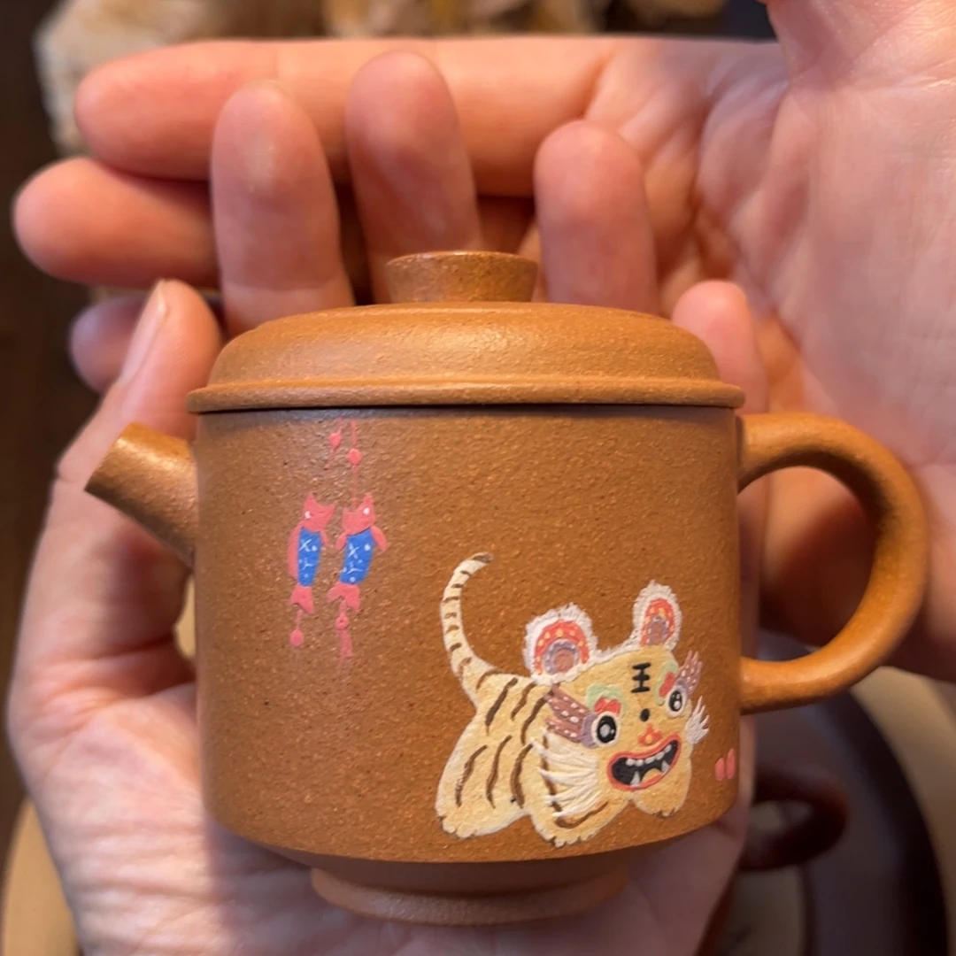 紫砂茶壶宜兴紫砂茶具半手工制作