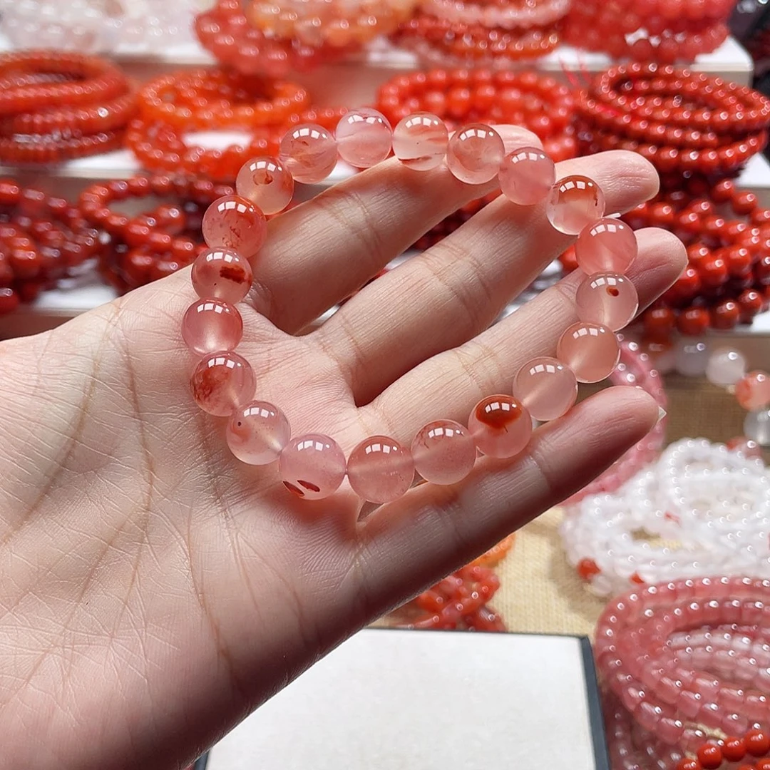 南红玛瑙未镶嵌手链