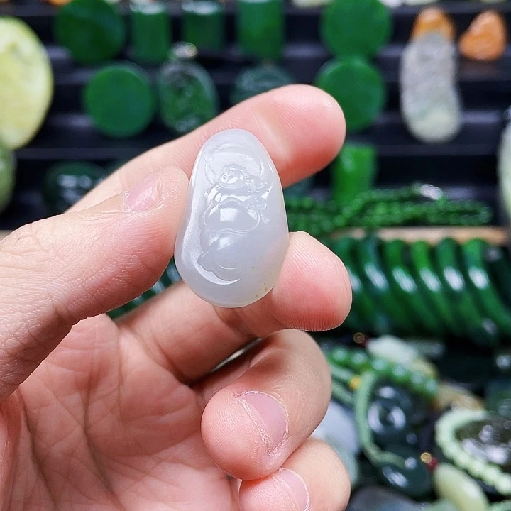 和田玉未镶嵌挂件