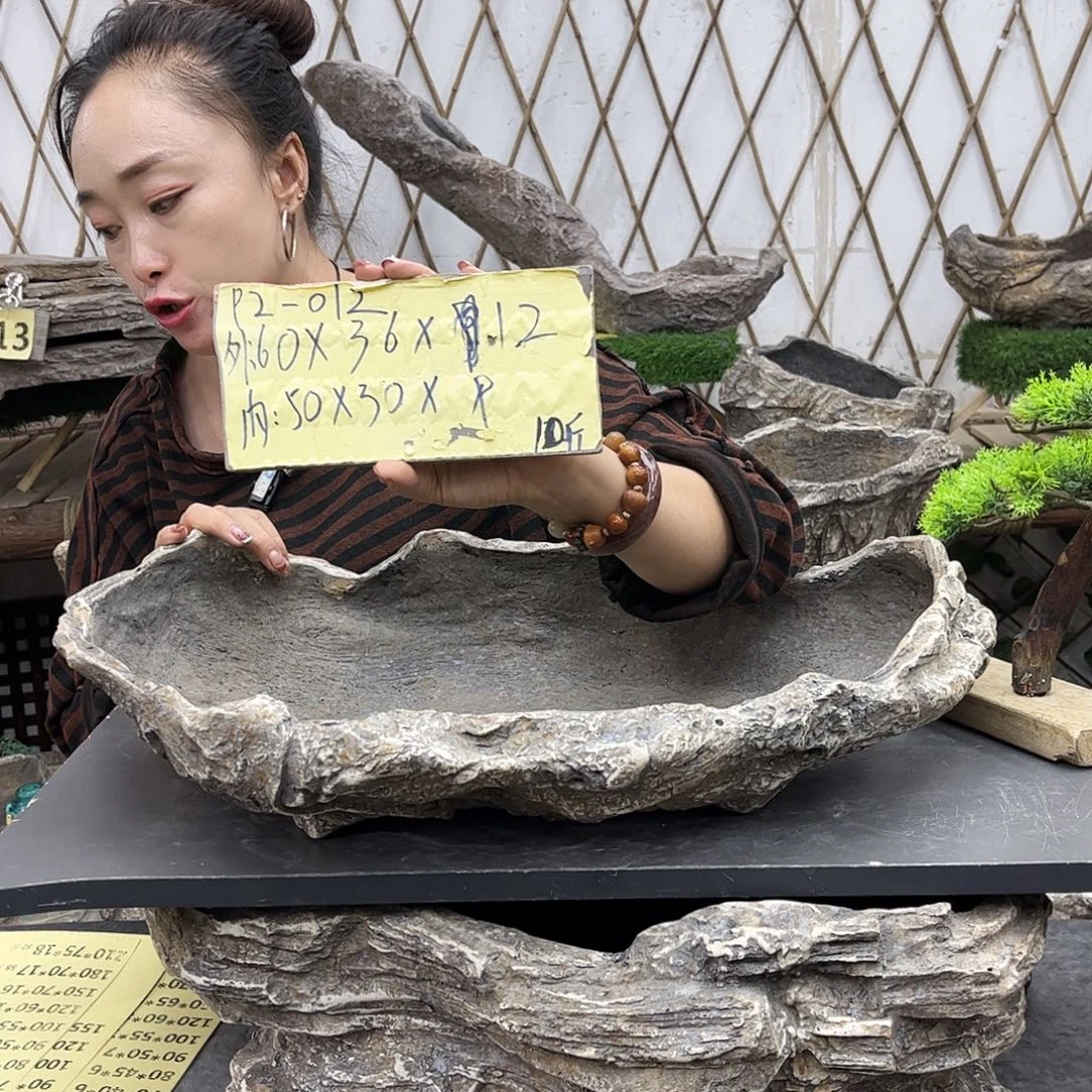 盆景盆异形花盆鱼缸p2-012