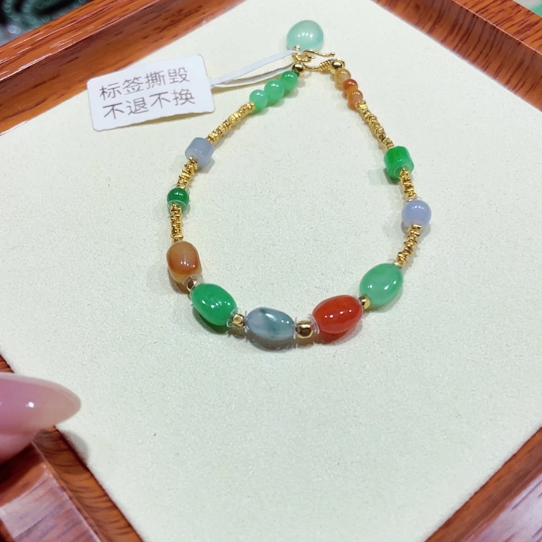 未镶嵌手链翡翠天然缅甸翡翠A货卡