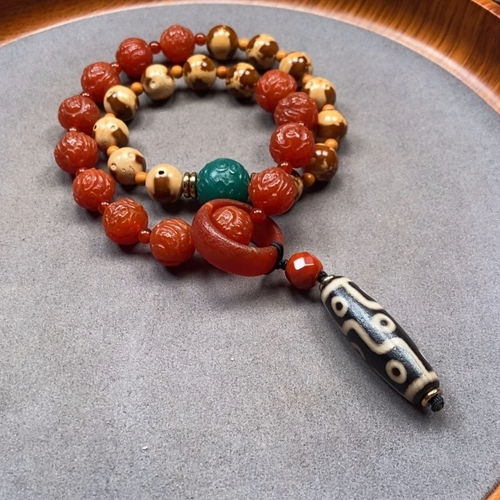 菩提把件未镶嵌熊猫鼠