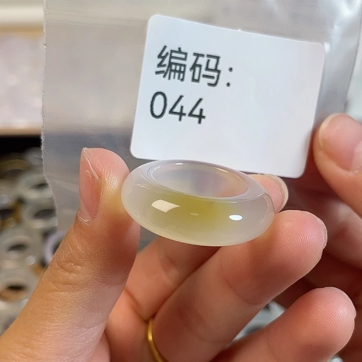 玛瑙/玉髓未镶嵌戒指044港15
