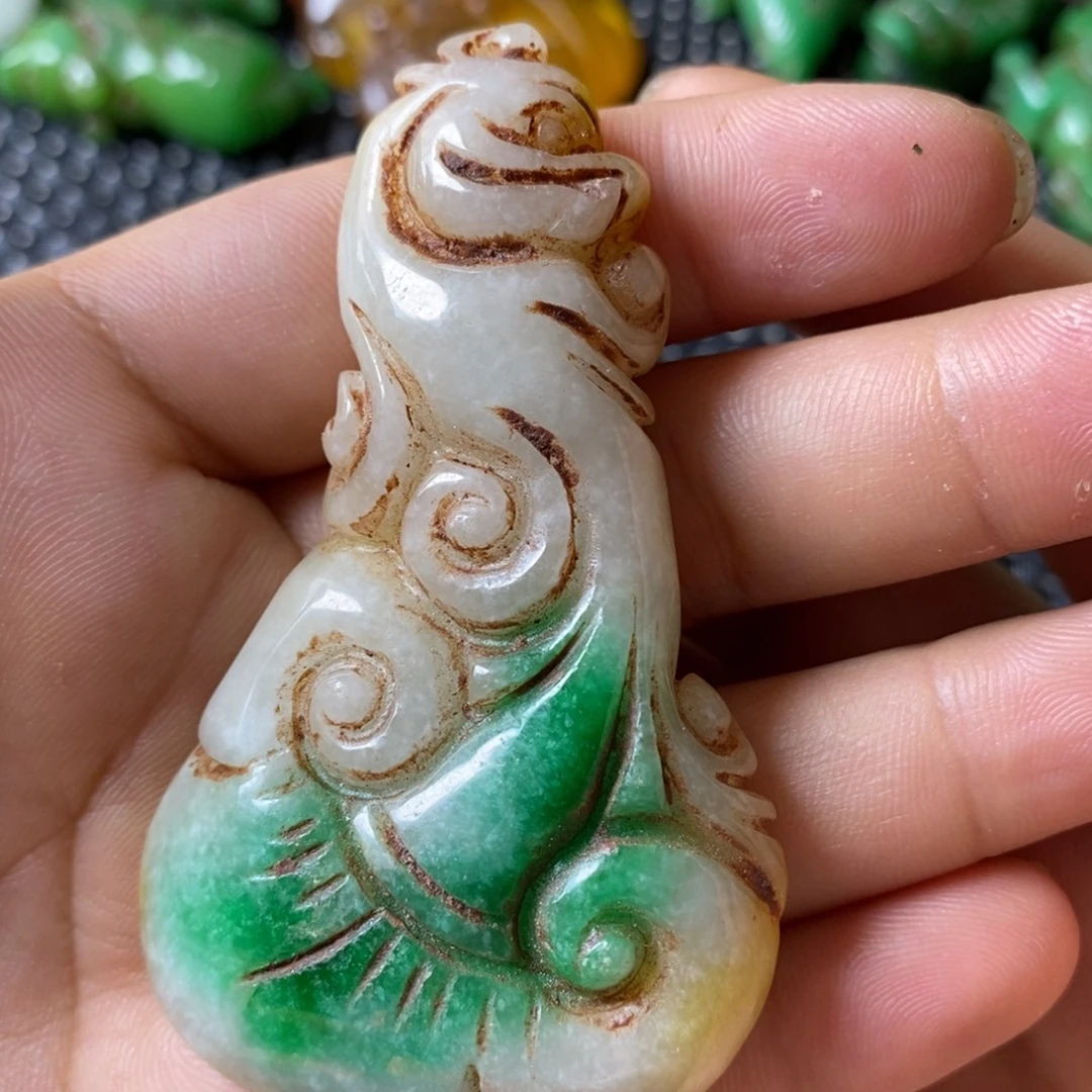 吊坠白玉菩提摆件