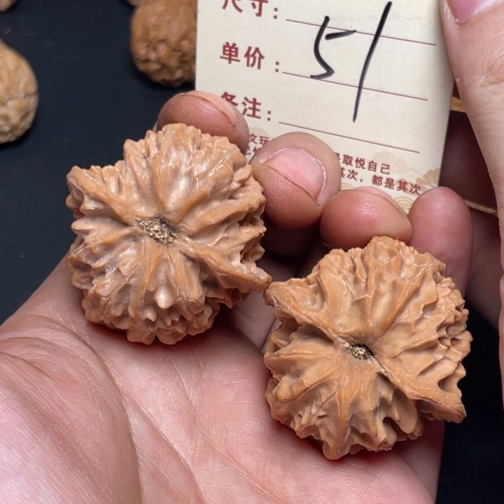 把件文玩核桃苹果园40尺全品白茬51