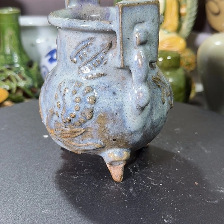 瓷器钧窑夹板炉。。。