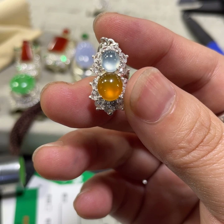 翡翠未镶嵌戒指缅甸天然翡翠