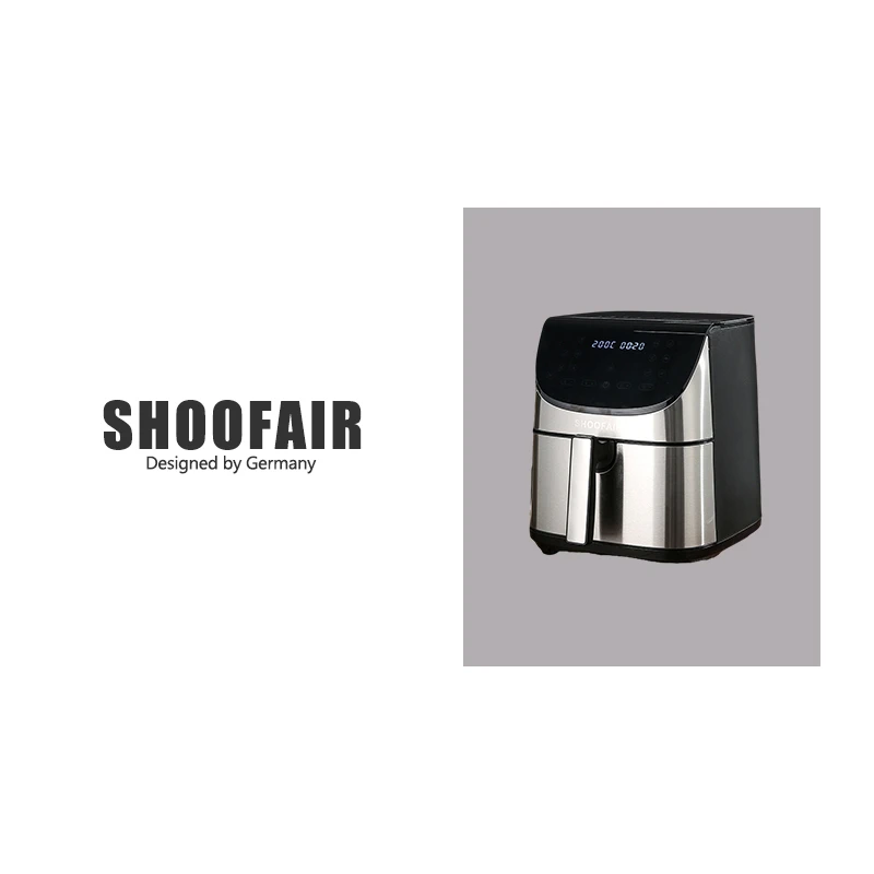 新人100  SHOOFAIR智能语音款美国空气炸锅大容量全自动 8L 1700W