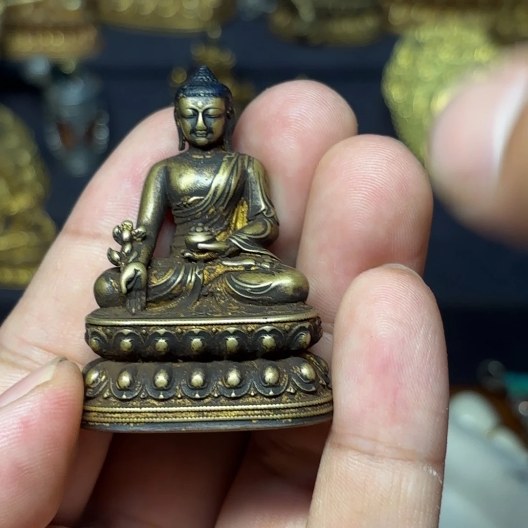 F*墨铜星月菩提挂件菩提