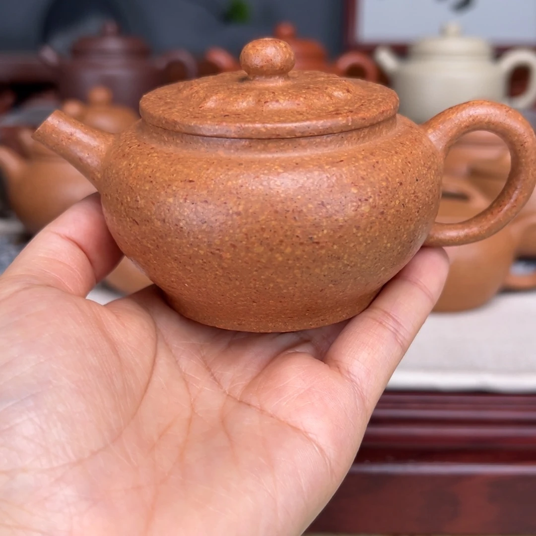 紫砂茶壶梨皮黄的160