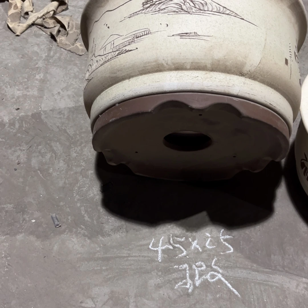 紫砂野*宜兴紫砂花盆，现货发