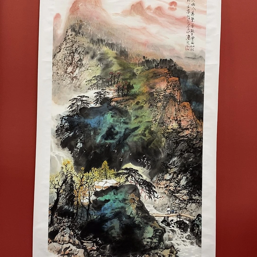 国画莫双发四尺140*70精品佳作