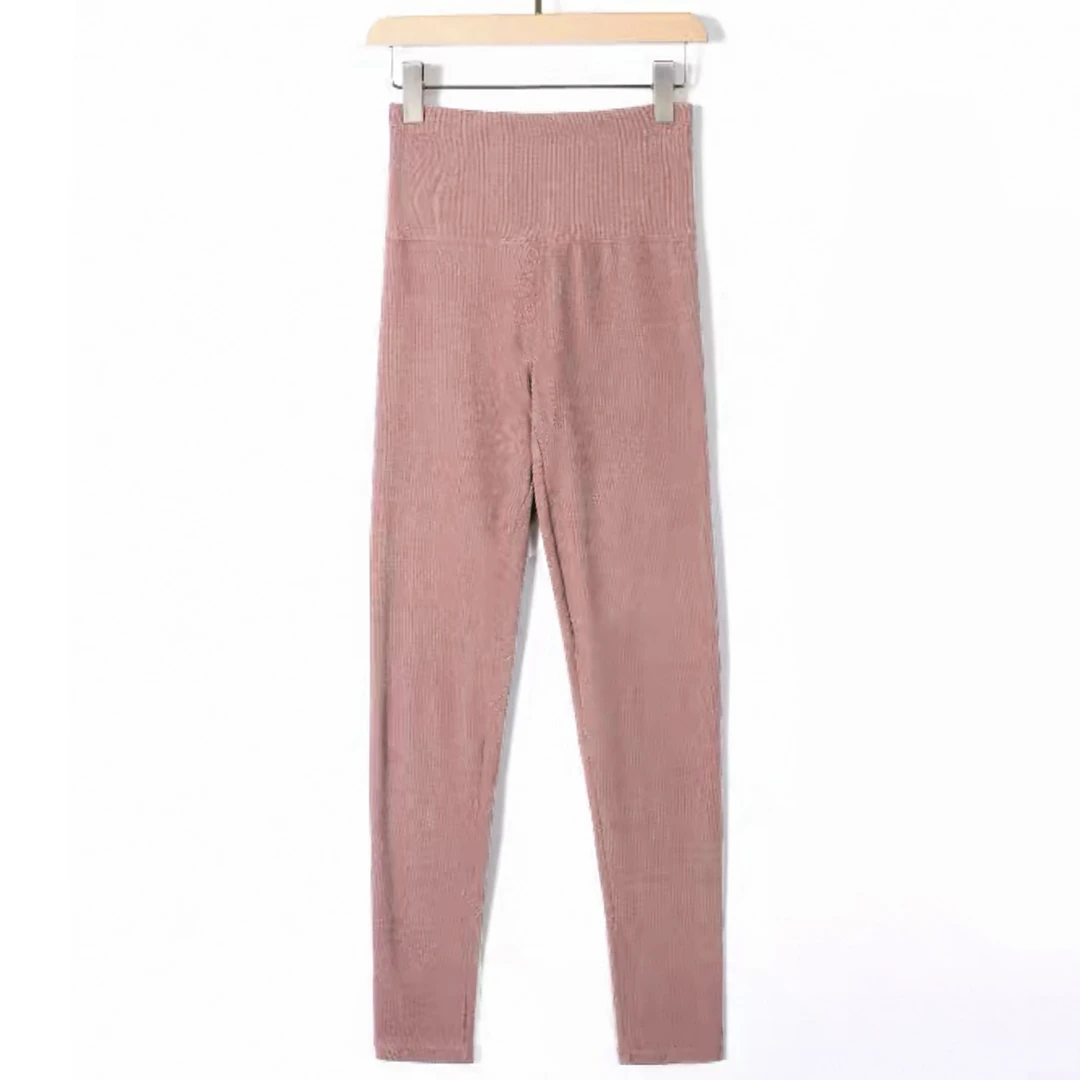 秋冬新品！女士高腰束腰蚕丝钢琴裤F683