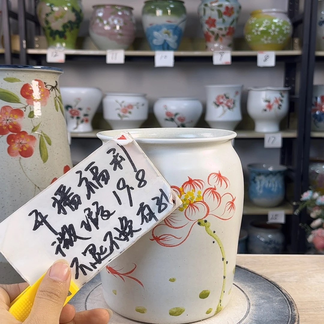 罐1xc景德镇陶瓷花盆