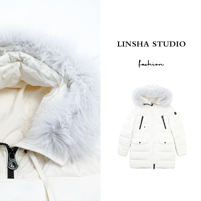 【985】雪国千金狐狸毛领鹅绒服