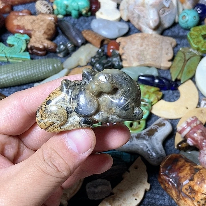 和田玉未镶嵌颈饰194