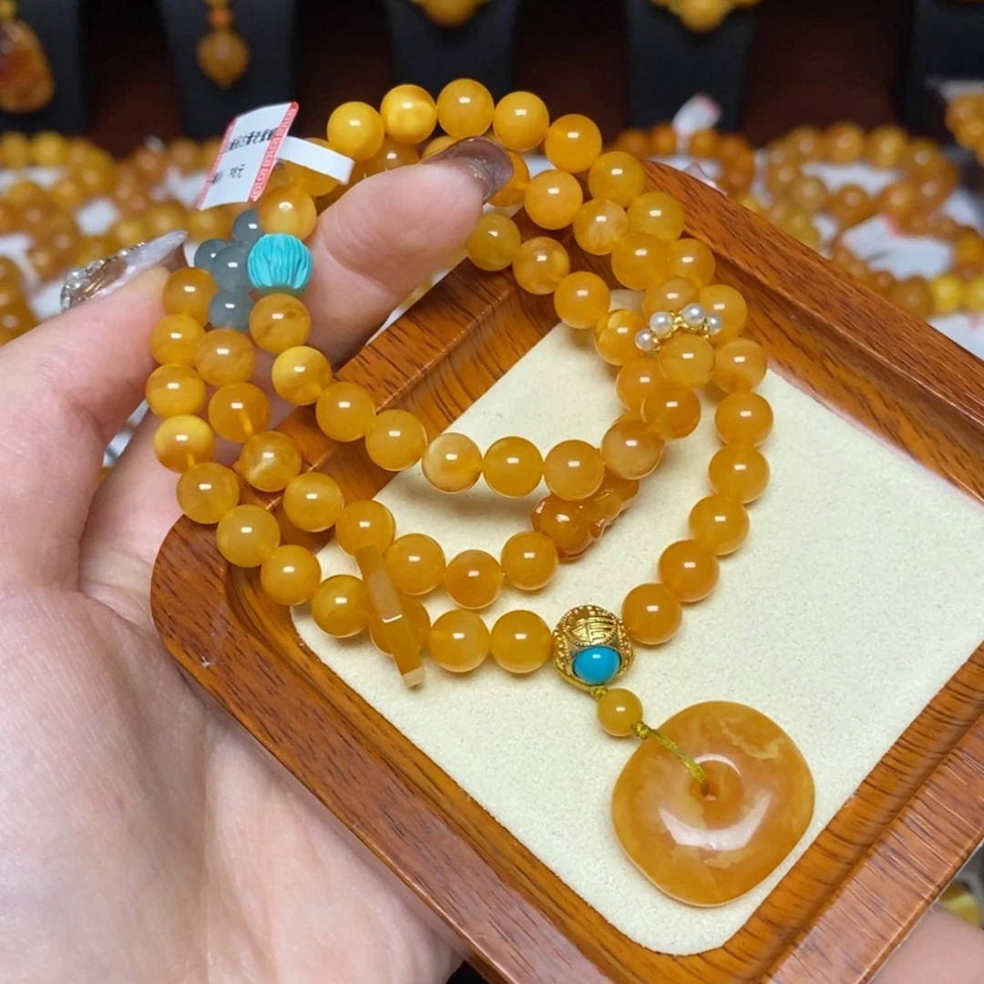 【闪购商品】蜜蜡手链未镶嵌手串