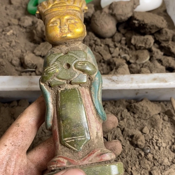 未***圣白玉菩提把件66677