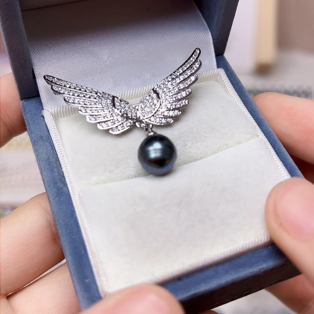 海水珍珠颈饰银S925镶嵌