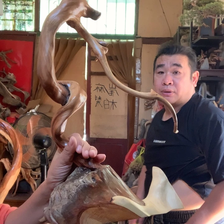 远***说木太行风化木摆件