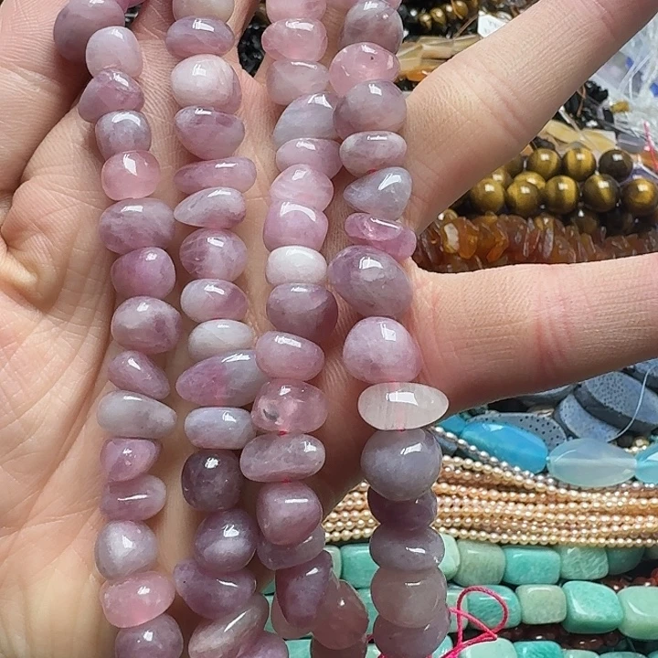 玛瑙/玉髓未镶嵌珠宝半成品一条10mm紫马粉