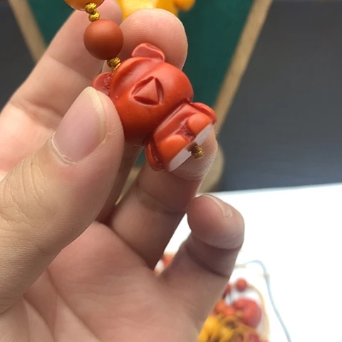 琥珀颈饰未镶嵌Y04