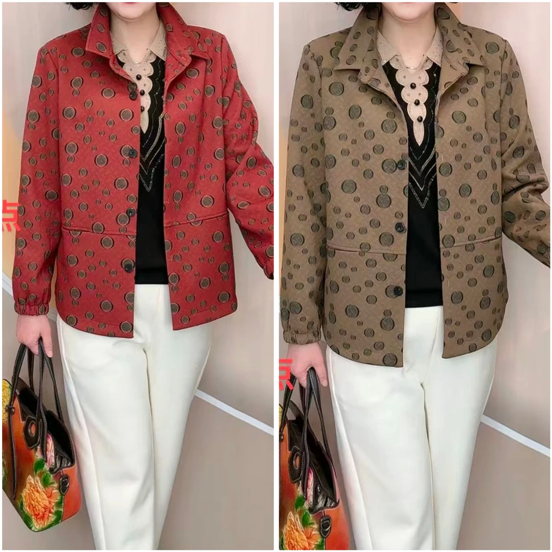 春秋时尚外套【百搭挂里衬】休闲薄款长袖女装气质洋气中年