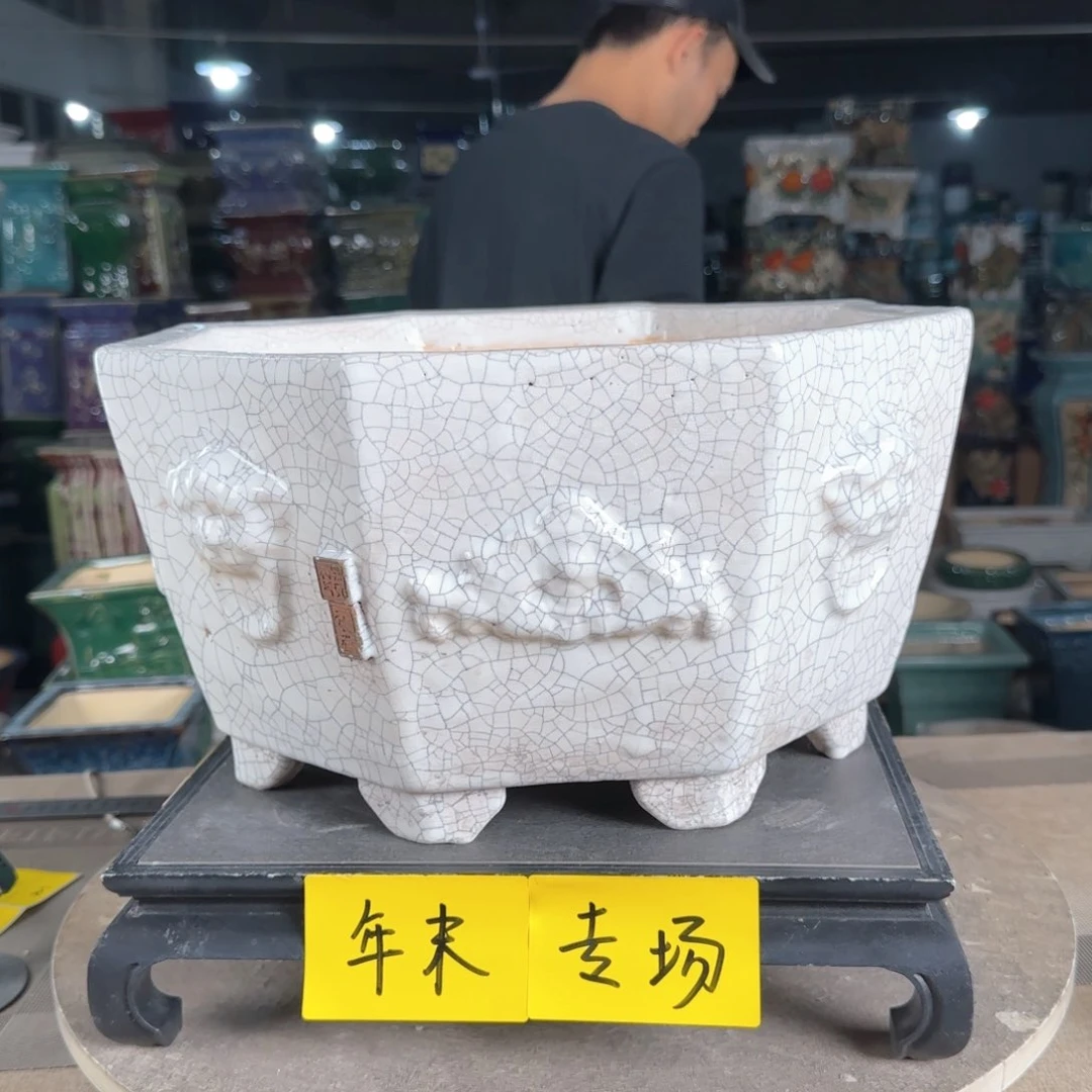 一风堂石湾花盆。微瑕