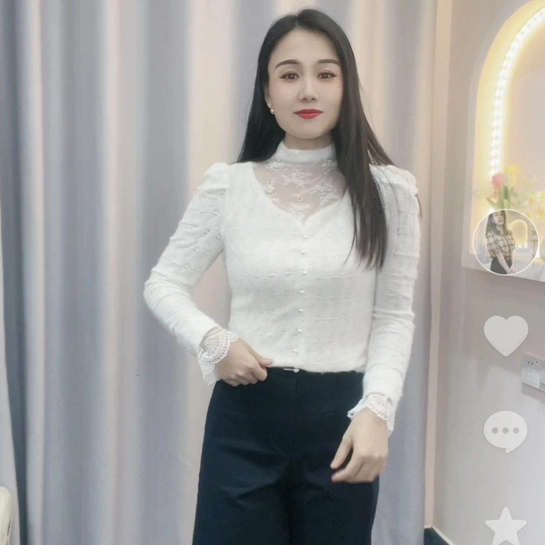 《梅子精选》秋冬季新款时尚修身显瘦百搭打底衫