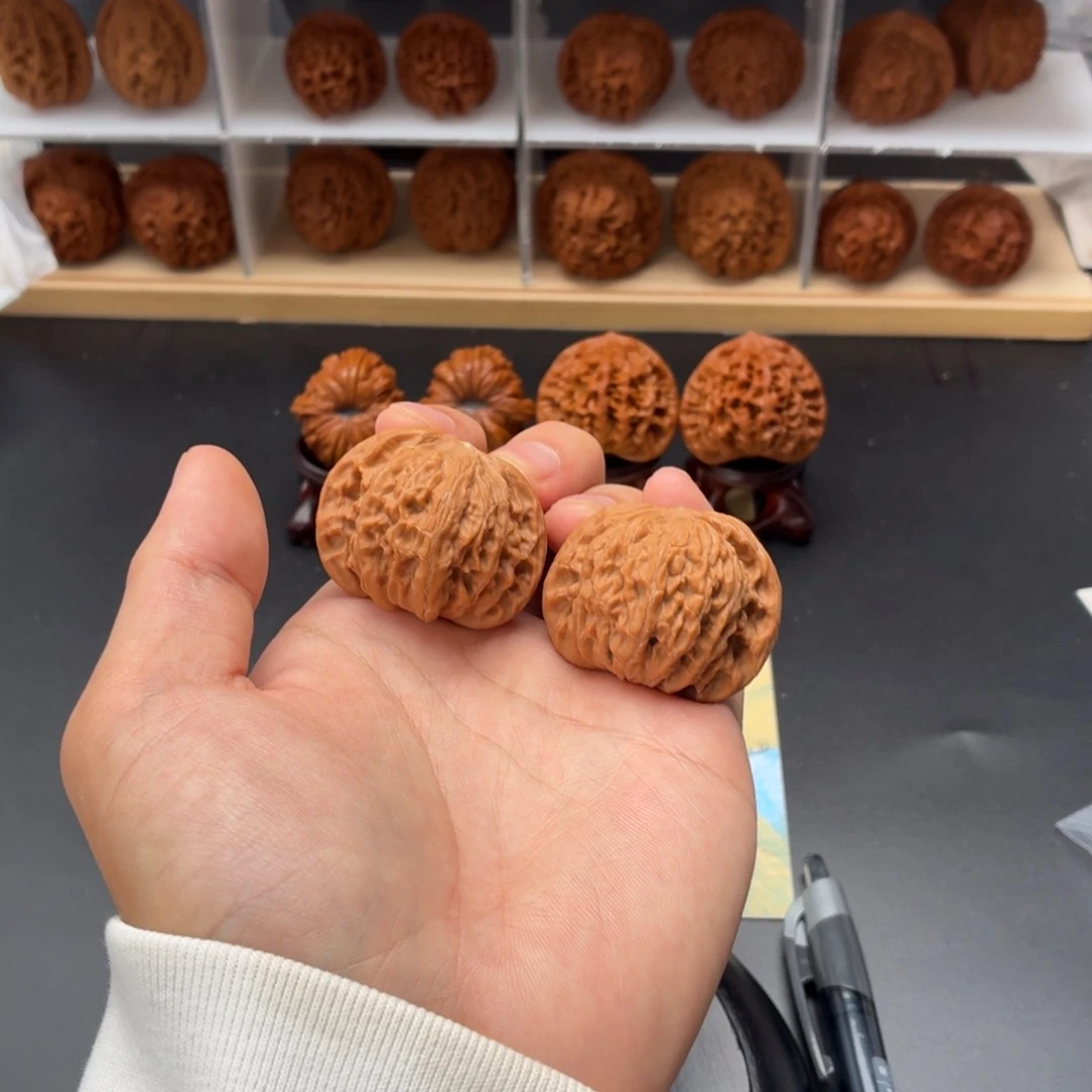 把件文玩核桃磨盘对歪全品40