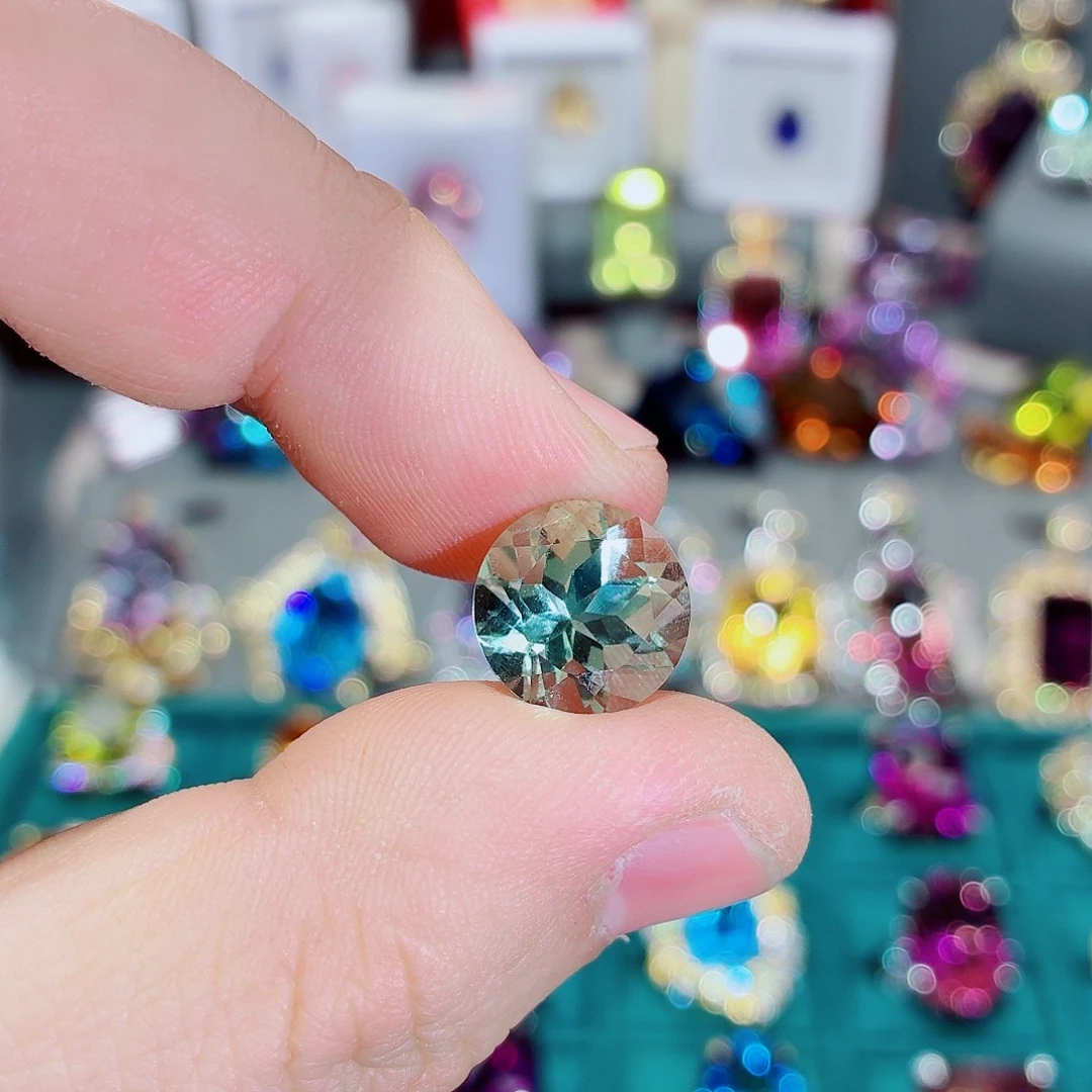 A***8戒指水晶未镶嵌正圆形