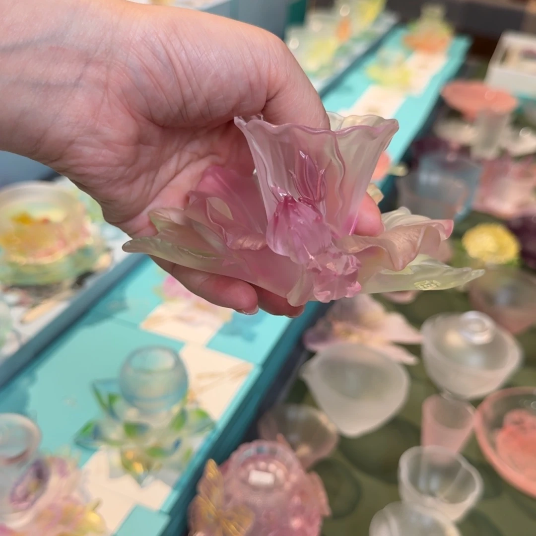 亚麻芙蓉杯一套托