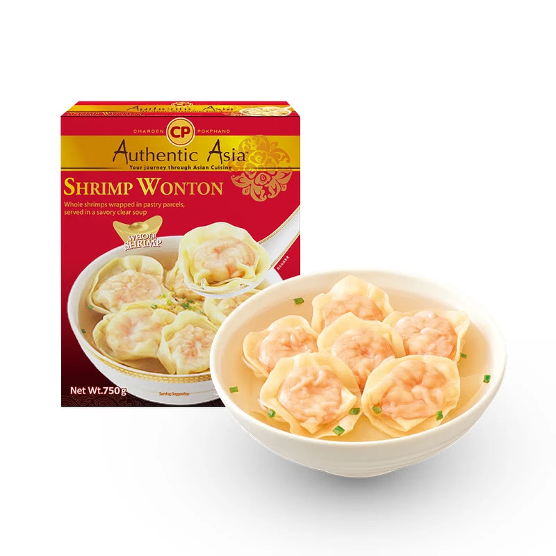 CP 虾肉馄饨750g (虾肉馄饨720g+调味粉（包）5g*6)夜宵速食