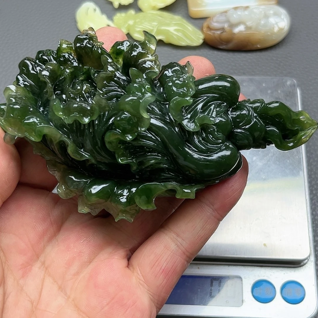 和田玉未镶嵌摆件