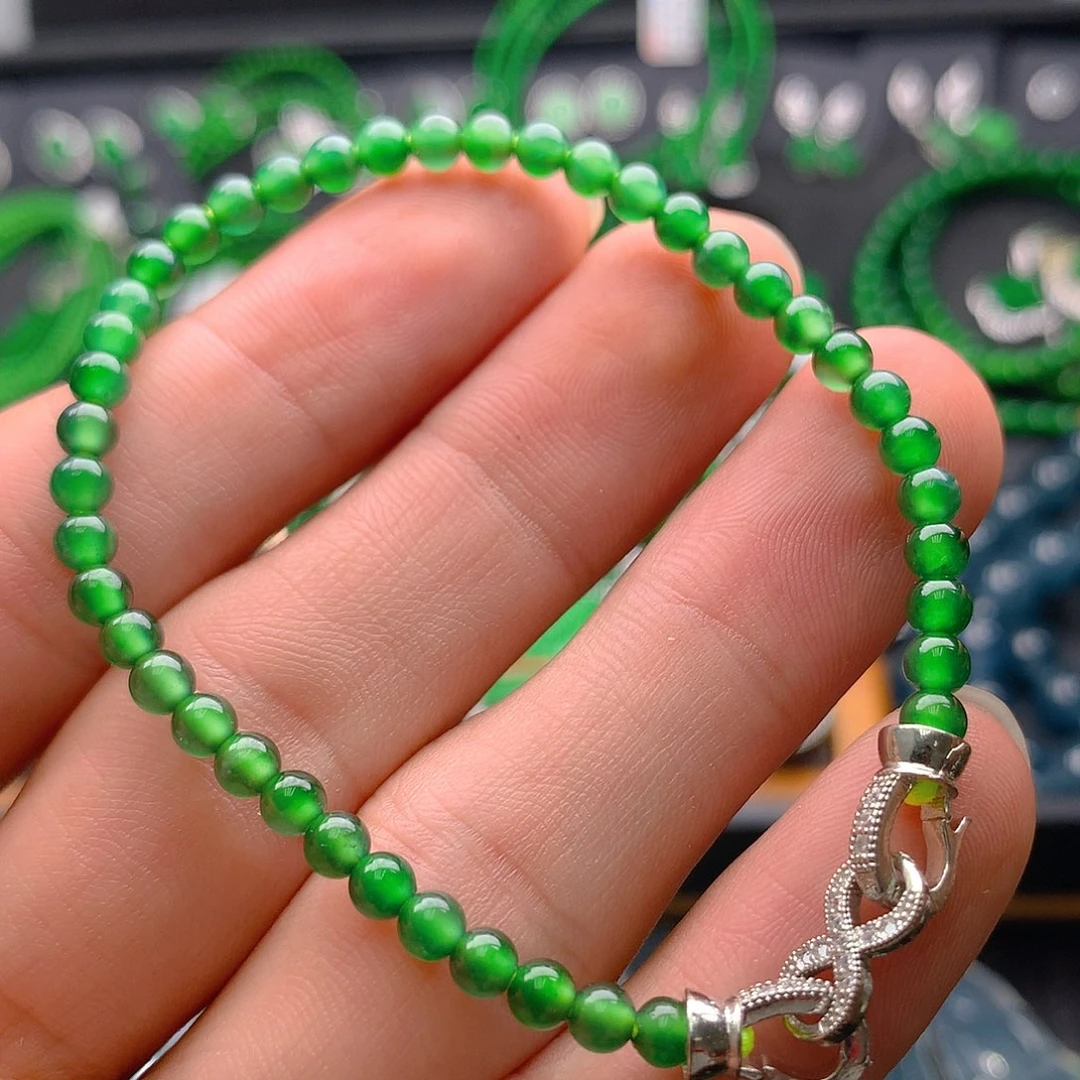 未镶嵌手链翡翠翡翠4.0