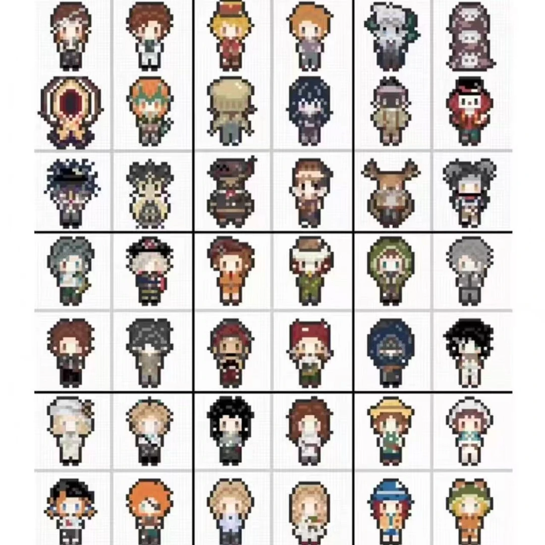 第五人格 同人拼豆立牌系列 对对碰玩法 盲盒代拆