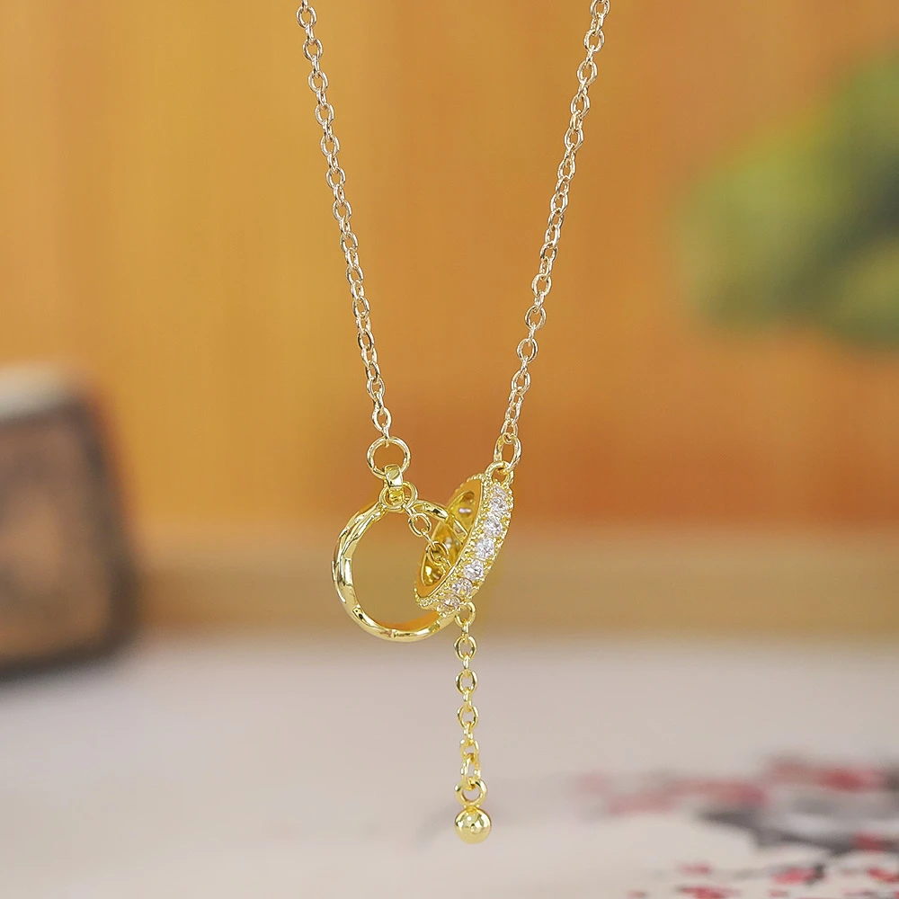 钛钢项链 XA019气质轻奢高级2025年新款爆款氛围感冷淡ins风