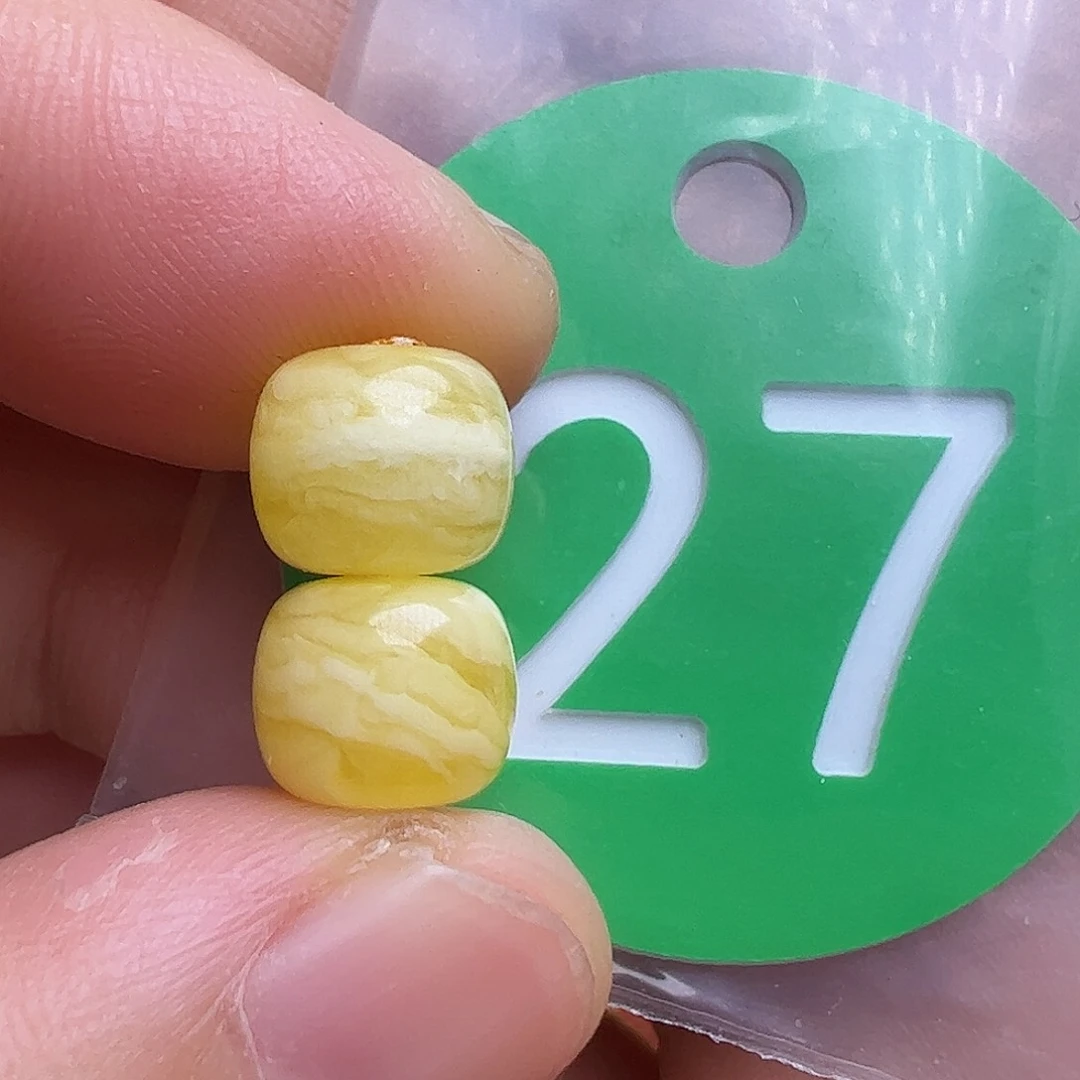 蜜蜡未镶嵌珠宝奇石8.5m m