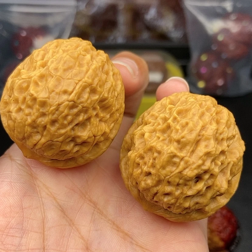 【闪购商品】把件文玩核桃41尺麒麟纹狮子